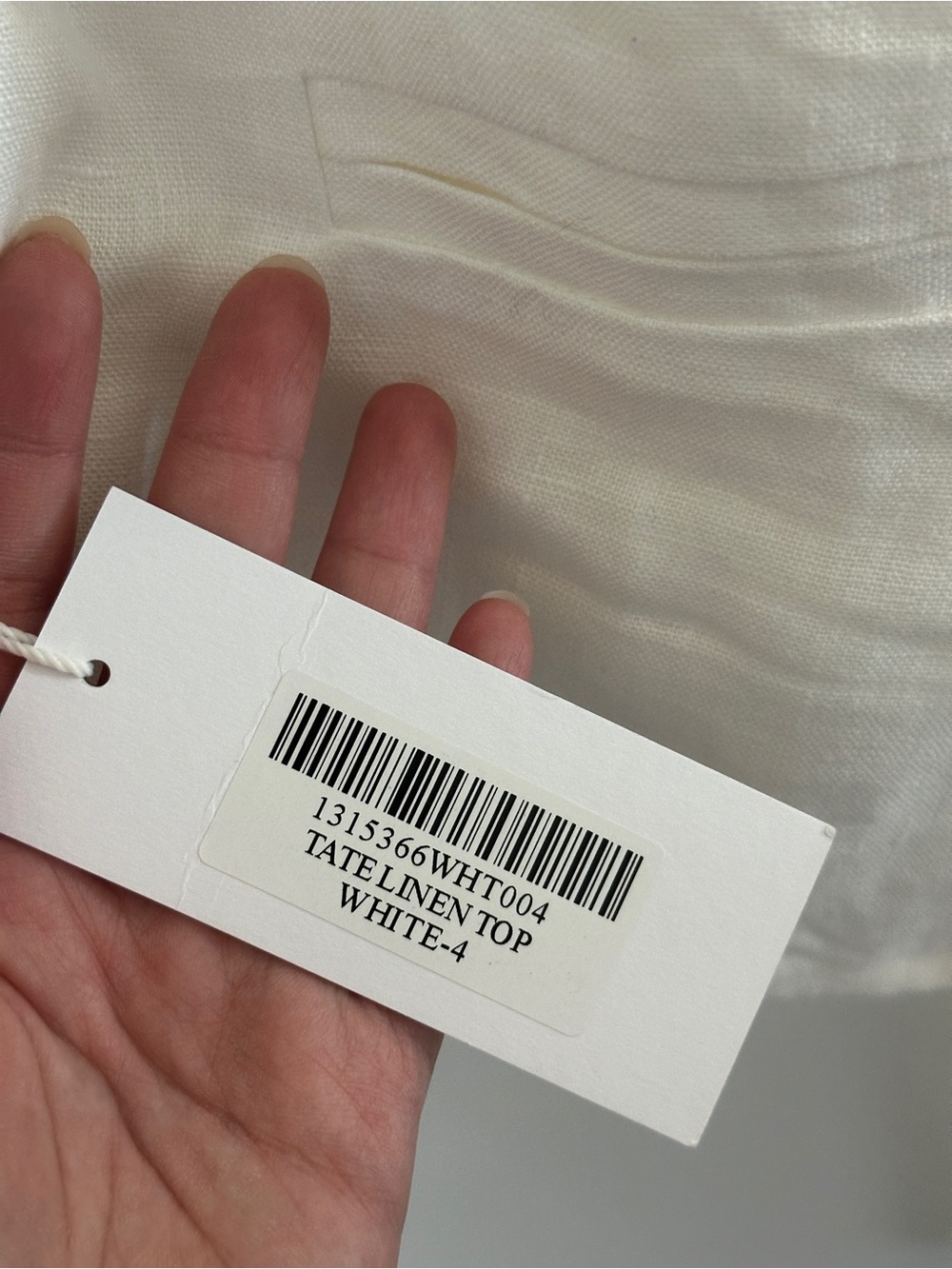 Reformation White Halter Linen Vest - Picture 5 of 5